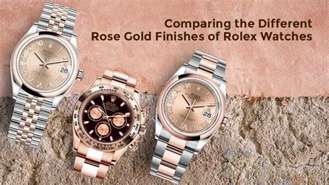 rolex fond rose|Comparing the Different Rose Gold Finishes of Rolex Watches.